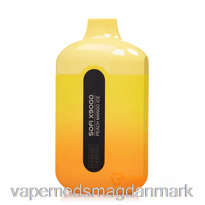 Vape Juice Sofi X9000 0% Nul Nikotin Smart Engangs Fersken Mango Is